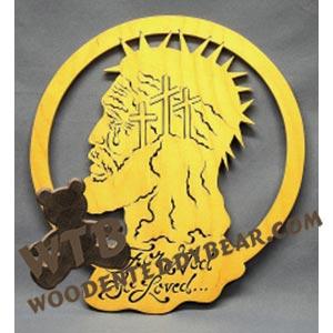 Son of God fretwork scroll saw pattern | The Wooden Teddy Bear