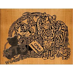 Gift Basket Fretwork Scroll Saw Pattern | The Wooden Teddy Bear