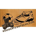 Soccer Fretwork Scroll Saw Pattern | The Wooden Teddy Bear