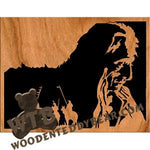 Chief Seattle Fretwork Scroll Saw Pattern | The Wooden Teddy Bear