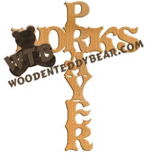 Prayer Works Cross Fretwork Scroll Saw Pattern | The Wooden Teddy Bear