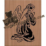 Praying Angel Fretwork Scroll Saw Pattern | The Wooden Teddy Bear