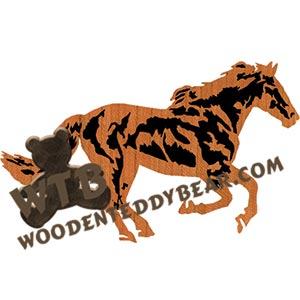 Spirit Horse Fretwork Scroll Saw Pattern | The Wooden Teddy Bear