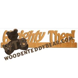 Alrighty Then Fretwork Scroll Saw Pattern | The Wooden Teddy Bear