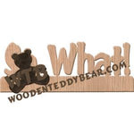 So What! Fretwork Scroll Saw Pattern | The Wooden Teddy Bear