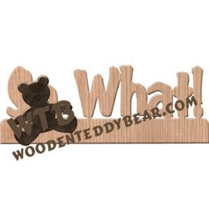 So What! Fretwork Scroll Saw Pattern | The Wooden Teddy Bear
