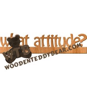 what attitude? Fretwork Scroll Saw Pattern | The Wooden Teddy Bear