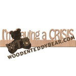 I'm having a CRISIS Fretwork Scroll Saw Pattern | The Wooden Teddy Bear