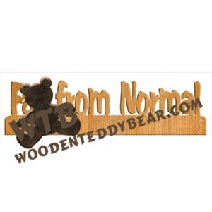 Far from Normal Fretwork Scroll Saw Pattern | The Wooden Teddy Bear