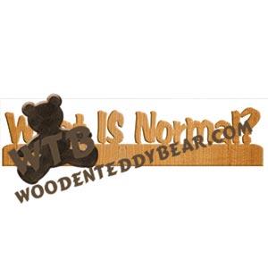 What IS Normal? Fretwork Scroll Saw Pattern | The Wooden Teddy Bear