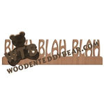 Blah Blah Blah Fretwork Scroll Saw Pattern | The Wooden Teddy Bear