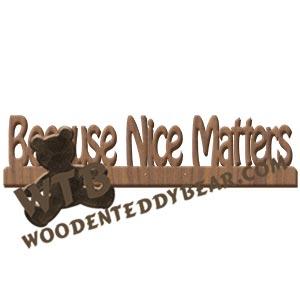 Because Nice Matters Fretwork Scroll Saw Pattern | The Wooden Teddy Bear