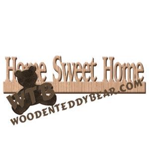 Home Sweet Home Fretwork Scroll Saw Pattern | The Wooden Teddy Bear