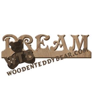 DREAM Fretwork Scroll Saw Pattern | The Wooden Teddy Bear