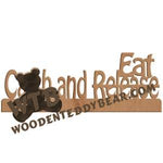 Catch and Release/Eat Fretwork Scroll Saw Pattern | The Wooden Teddy Bear