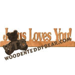 Jesus Loves You! Fretwork Scroll Saw Pattern | The Wooden Teddy Bear