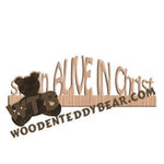 Stayin ALIVE IN Christ Fretwork Scroll Saw Pattern | The Wooden Teddy Bear