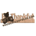 Be Thankful Fretwork Scroll Saw Pattern | The Wooden Teddy Bear