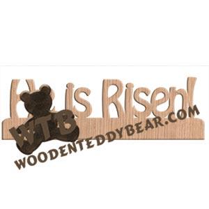 He is Risen! Fretwork Scroll Saw Pattern | The Wooden Teddy Bear