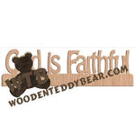 God is Faithful Fretwork Scroll Saw Pattern | The Wooden Teddy Bear