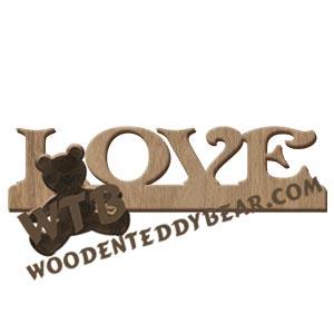 Love Fretwork Scroll Saw Pattern | The Wooden Teddy Bear