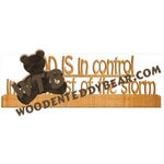 God IS in control in the midst of the storm Fretwork Scroll Saw Pattern | The Wooden Teddy Bear