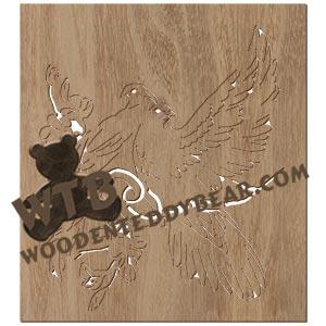 Wedding Doves Fretwork Scroll Saw Pattern | The Wooden Teddy Bear