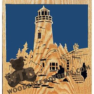 Lighthouse Fretwork Scroll Saw Pattern | The Wooden Teddy Bear