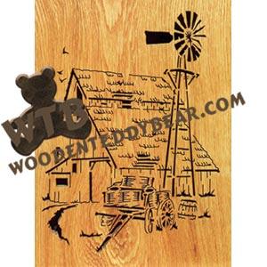 Tattered Barn Fretwork Scroll Saw Pattern | The Wooden Teddy Bear