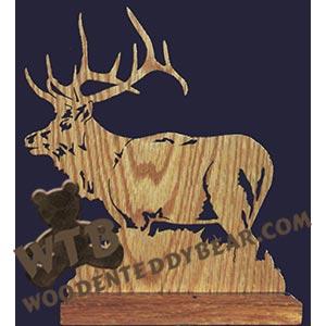 Lone Elk Fretwork Scroll Saw Pattern | The Wooden Teddy Bear