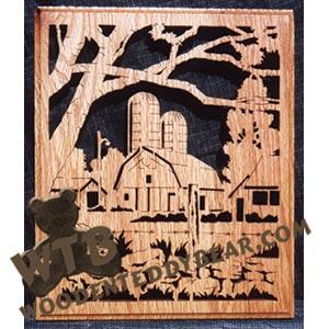 Dairy Farm Fretwork Scroll Saw Pattern | The Wooden Teddy Bear