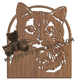 Cat Fretwork Scroll Saw Pattern | The Wooden Teddy Bear