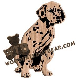 Dalmatian Fretwork Scroll Saw Pattern | The Wooden Teddy Bear