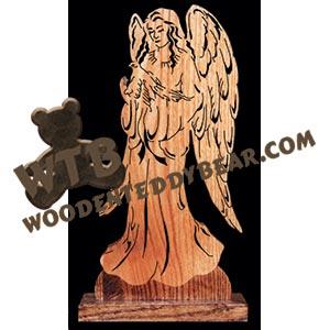 Peace Angel Fretwork Scroll Saw Pattern | The Wooden Teddy Bear