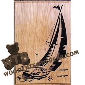 Sailboat Fretwork Scroll Saw Pattern | The Wooden Teddy Bear