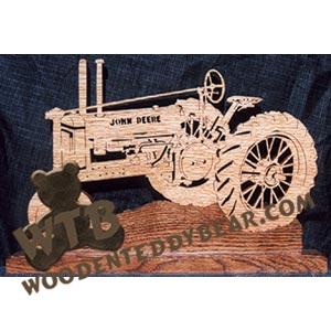 1937 John Deere B Fretwork Scroll Saw Pattern | The Wooden Teddy Bear