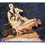 Jet Skier Fretwork Scroll Saw Pattern | The Wooden Teddy Bear