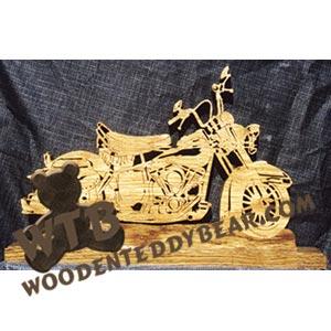 Motorcycle Fretwork Scroll Saw Pattern | The Wooden Teddy Bear