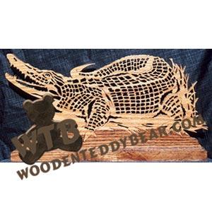 The Gator Fretwork Scroll Saw Pattern | The Wooden Teddy Bear