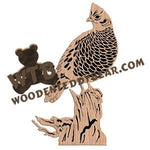 Scaled Quail Fretwork Scroll Saw Pattern | The Wooden Teddy Bear