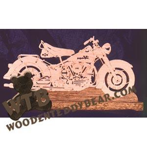 56 Harley Hydra Glide Fretwork Scroll Saw Pattern | The Wooden Teddy Bear