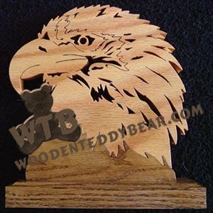 Eagle Head Fretwork Scroll Saw Pattern | The Wooden Teddy Bear