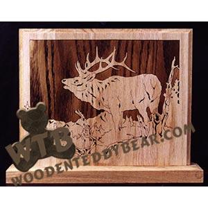 Mountain Elk Fretwork Scroll Saw Pattern | The Wooden Teddy Bear