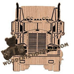 Semi Truck Fretwork Scroll Saw Pattern | The Wooden Teddy Bear