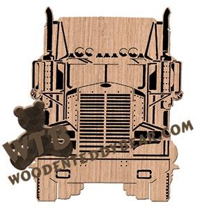 Semi Truck Fretwork Scroll Saw Pattern | The Wooden Teddy Bear