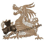 Medieval Dragon Fretwork Scroll Saw Pattern | The Wooden Teddy Bear