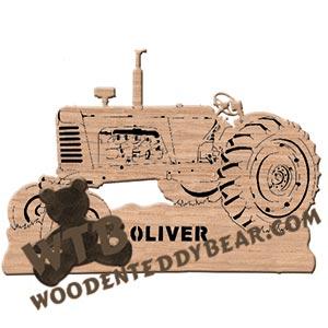 Oliver Tractor Fretwork Scroll Saw Pattern | The Wooden Teddy Bear