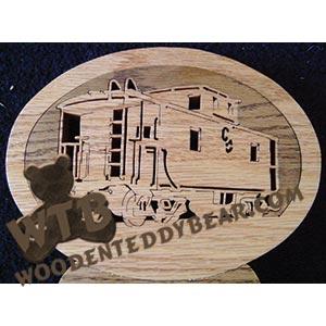 Caboose Fretwork Scroll Saw Pattern | The Wooden Teddy Bear
