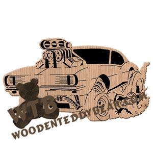 Hot Rods Fretwork Scroll Saw Pattern | The Wooden Teddy Bear