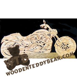 05 Harley V Rod Fretwork Scroll Saw Pattern | The Wooden Teddy Bear